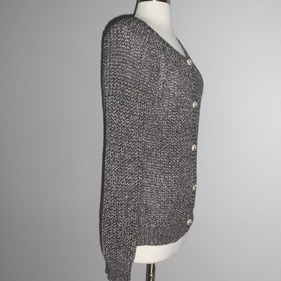 Maison Scotch Scotch & Soda Chunky Black Anchor Buttons Knit Nautical Sweater - Picture 6 of 12